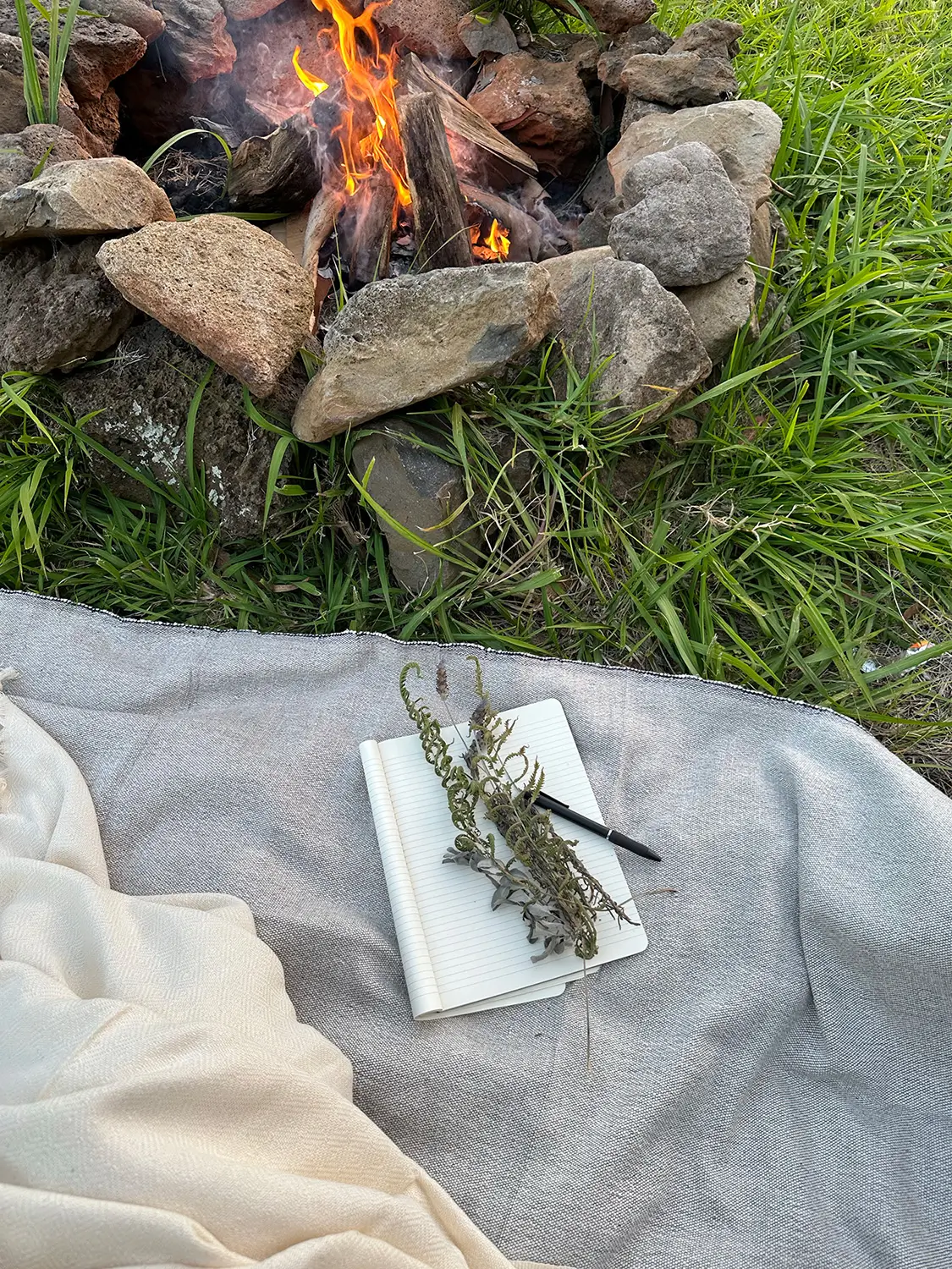 Autour du feu de camp